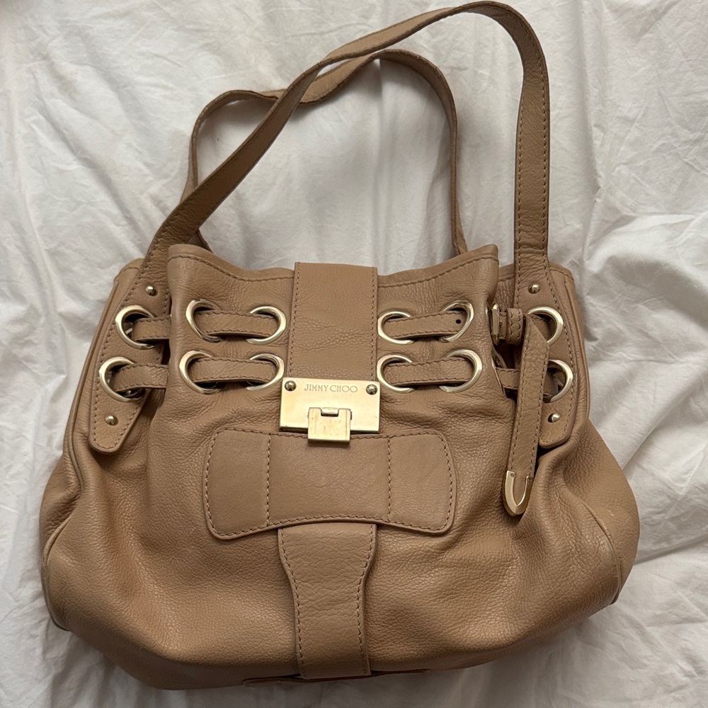 Jimmy Choo Tan Ramona Bag